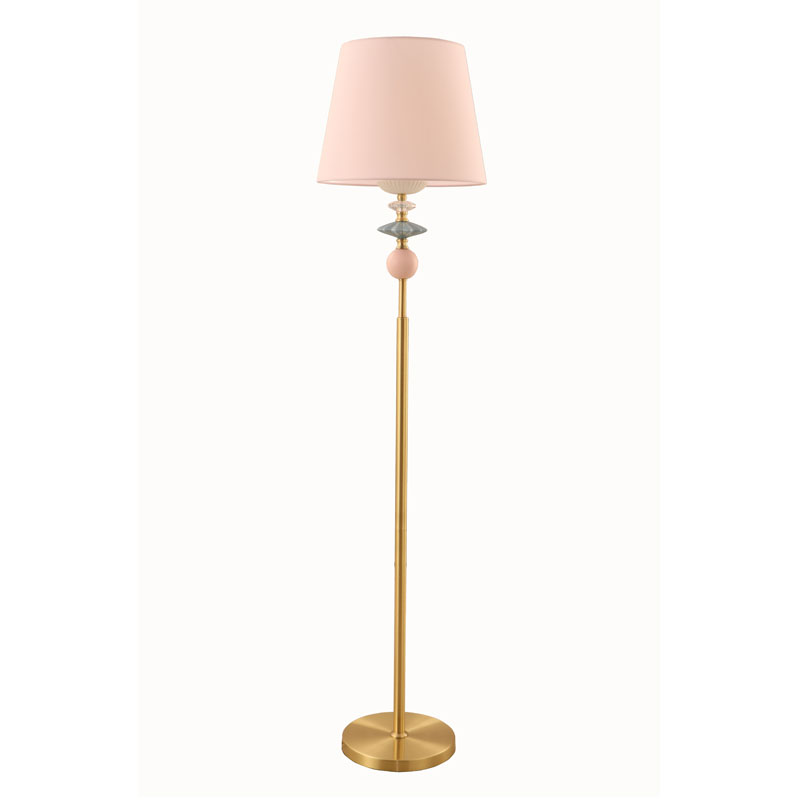 De ce să alegeți Lampa de podea din porțelan Sandy Gold Drum Shade pentru spațiul dvs.?
