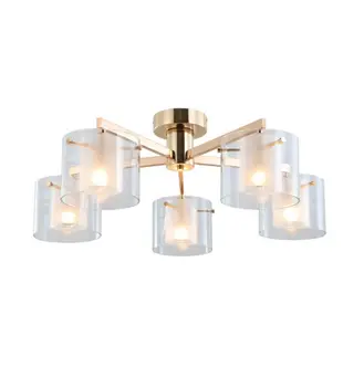 Este disponibilă lampa de tavan cu montare cu 5 lumini de aur lampa cu 5 lumini?