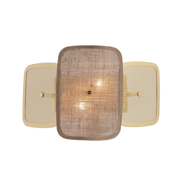 Cum poate o lumină de perete rustică din iuta cu becuri duble să vă transforme spațiul interior?