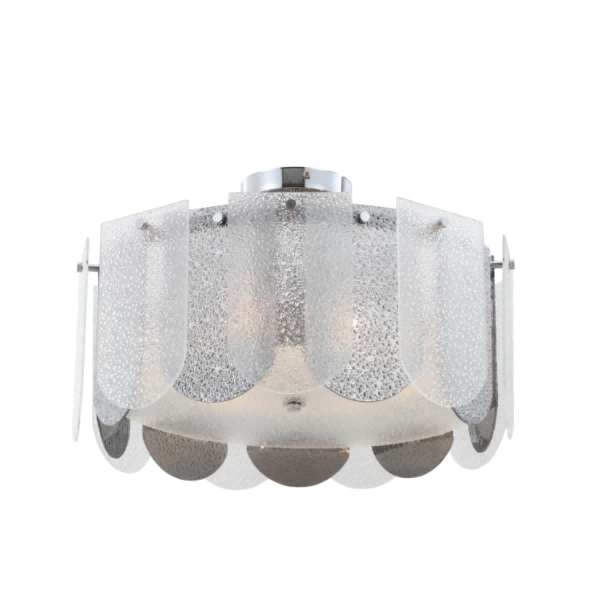6 Light Dual Grom Chrome Chrome Finish Tambur Light Light