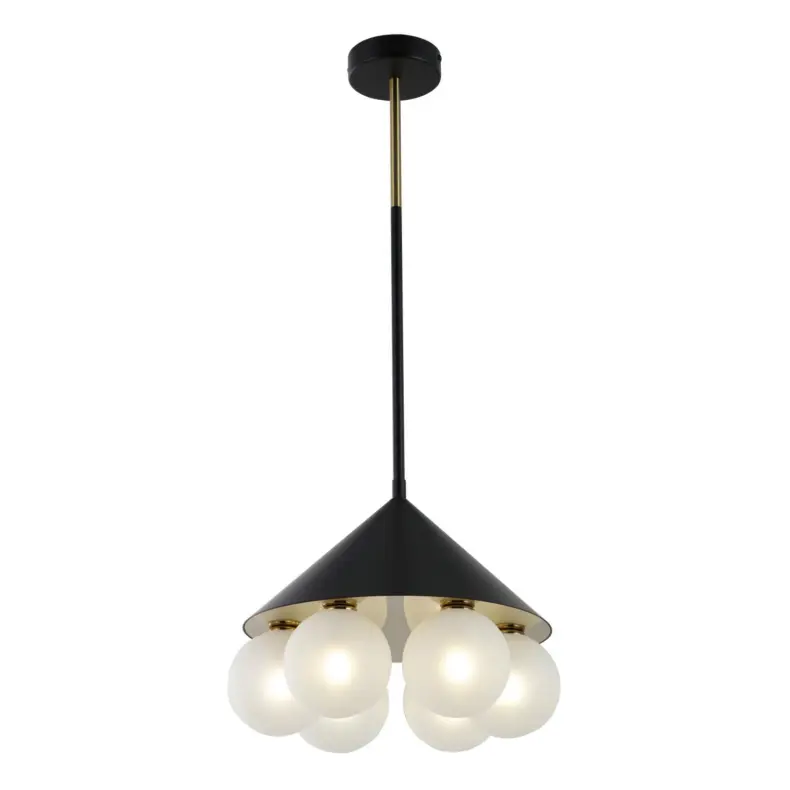 Lampă suspendată geometrică minimalistă cu 6 lumini