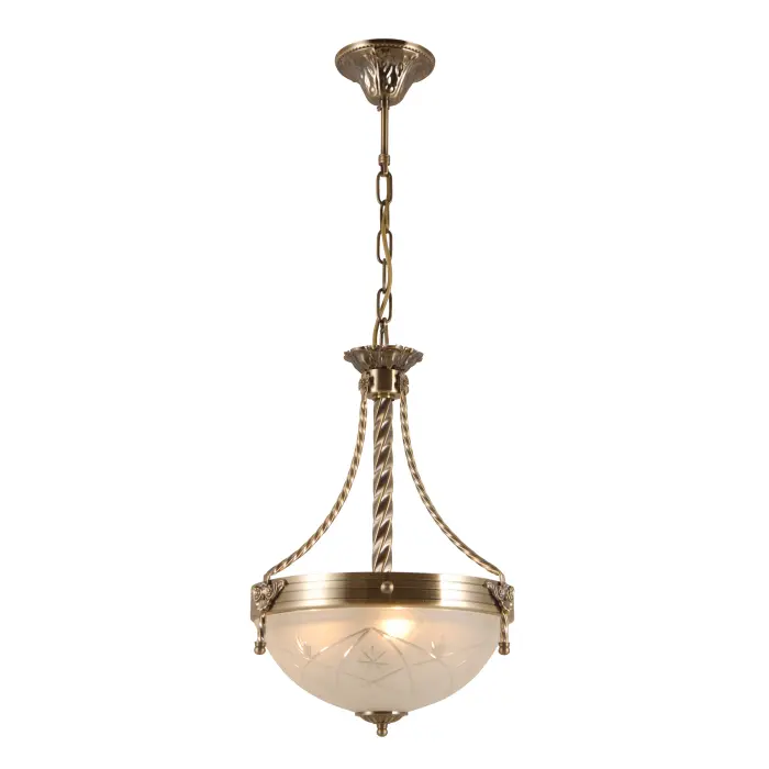 Finisaj de cupru Candelabru retro sculptat manual