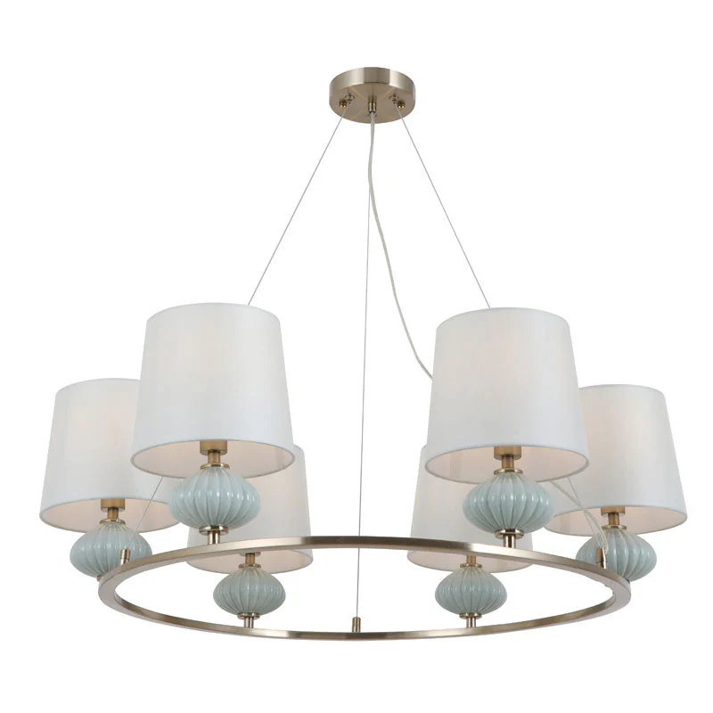 Candelabru Crown din ceramică pentru foaierul de intrare și camera de zi