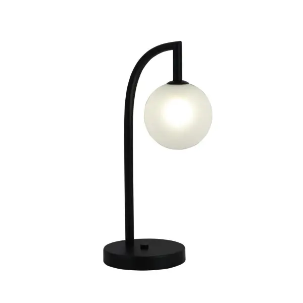 Lampă de masă sferică minimalistă din sticlă
