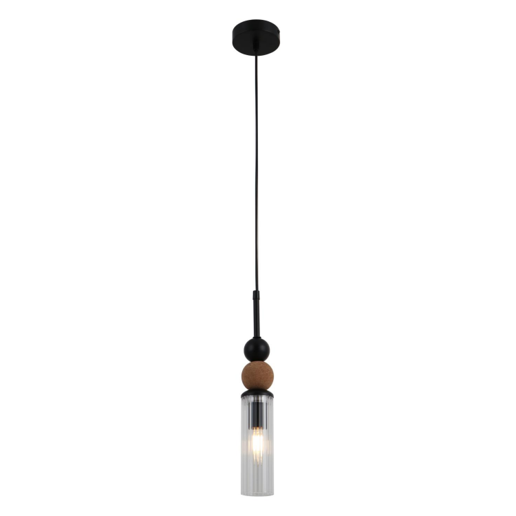 Lampă suspendată minimalistă din lemn