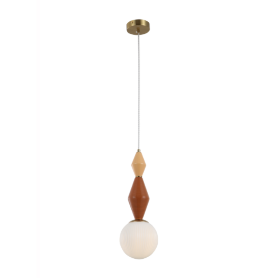 Ceramică modernă și sticlă E14 Lumină pandantivă