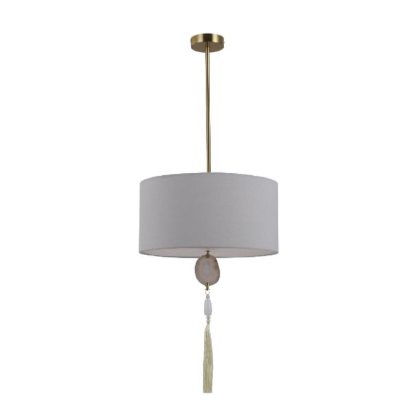 Lampa naturală cu pandantiv antic de agat